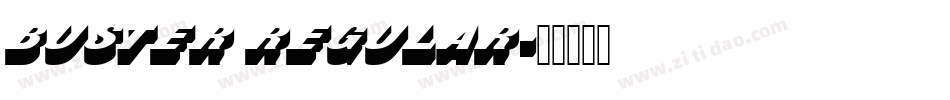BUSTER Regular字体转换